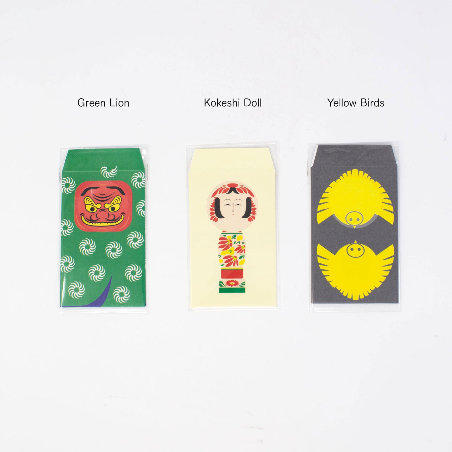 Traditional Japanese Toy Pattern Envelope
