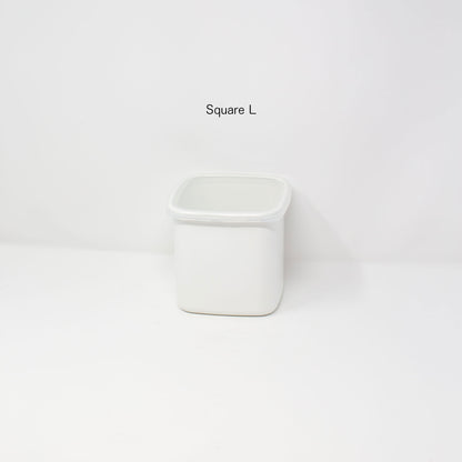 [20% off] Noda Horo  野田珐琅 Enamel Food Container with Sealed Lid - Square L