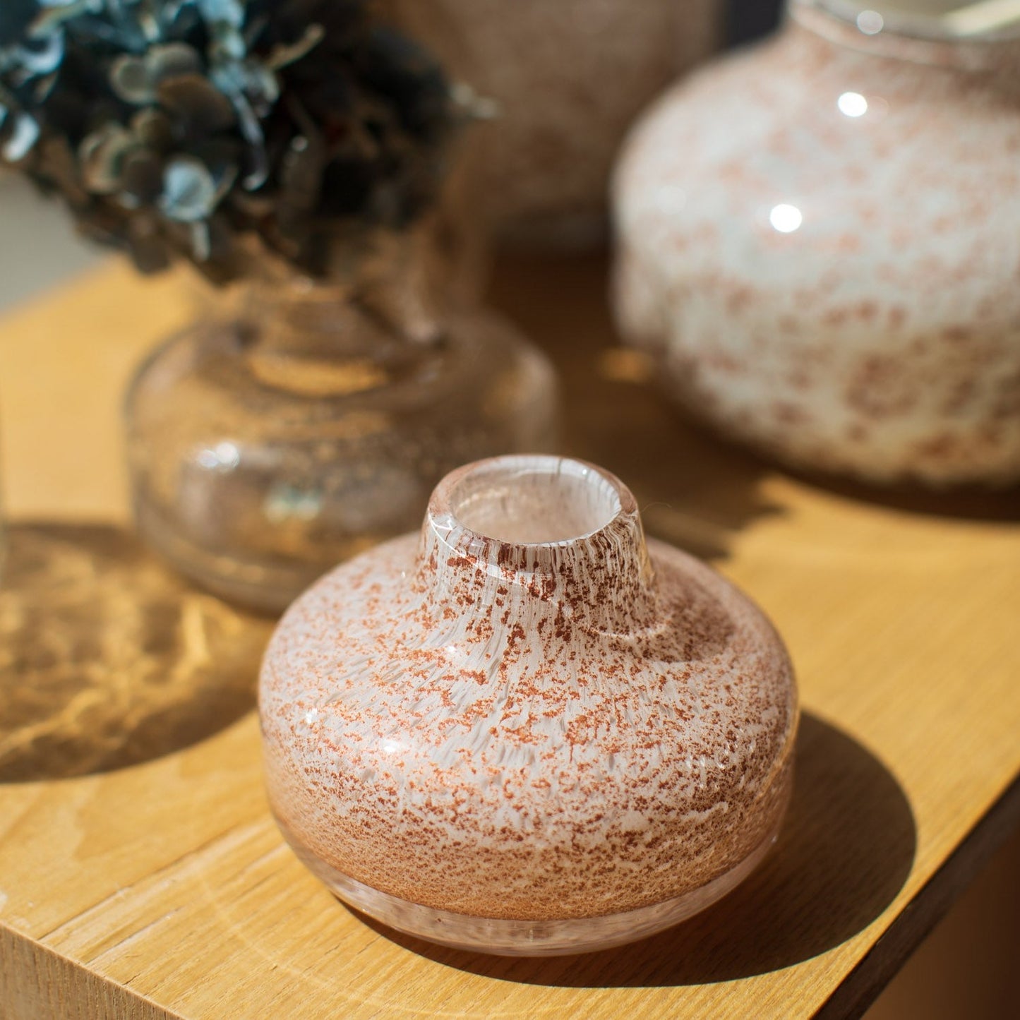 Henry Dean Femeia Vase Round Belly Small -Copper