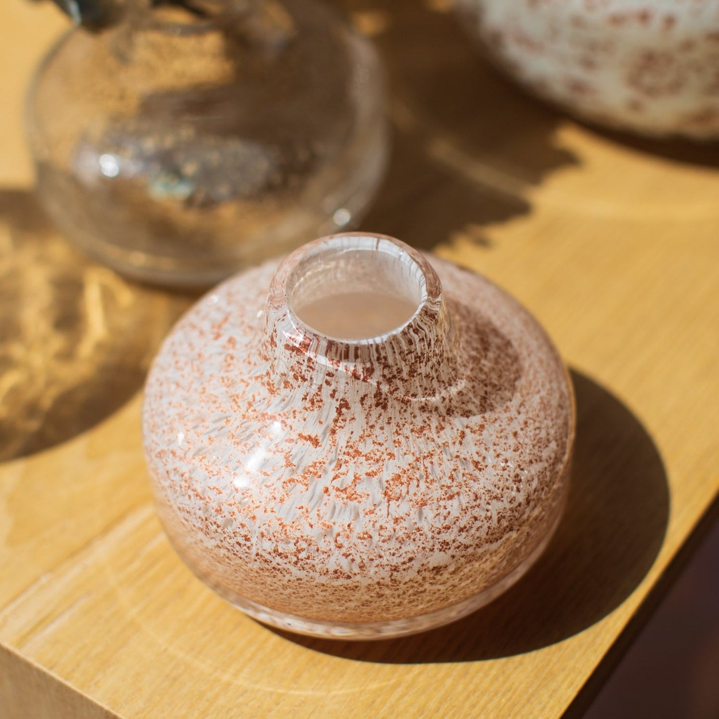 Henry Dean Femeia Vase Round Belly Small -Copper