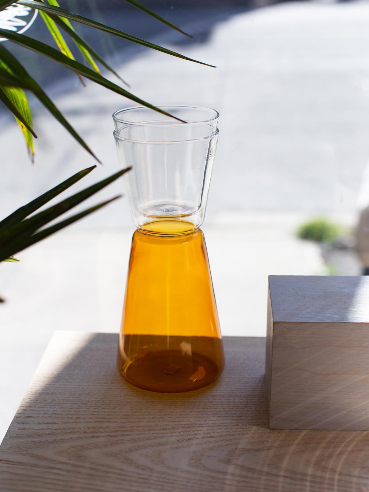 ICHENDORF Milano High Rise Pitcher+Glass Set (Amber/Clear)