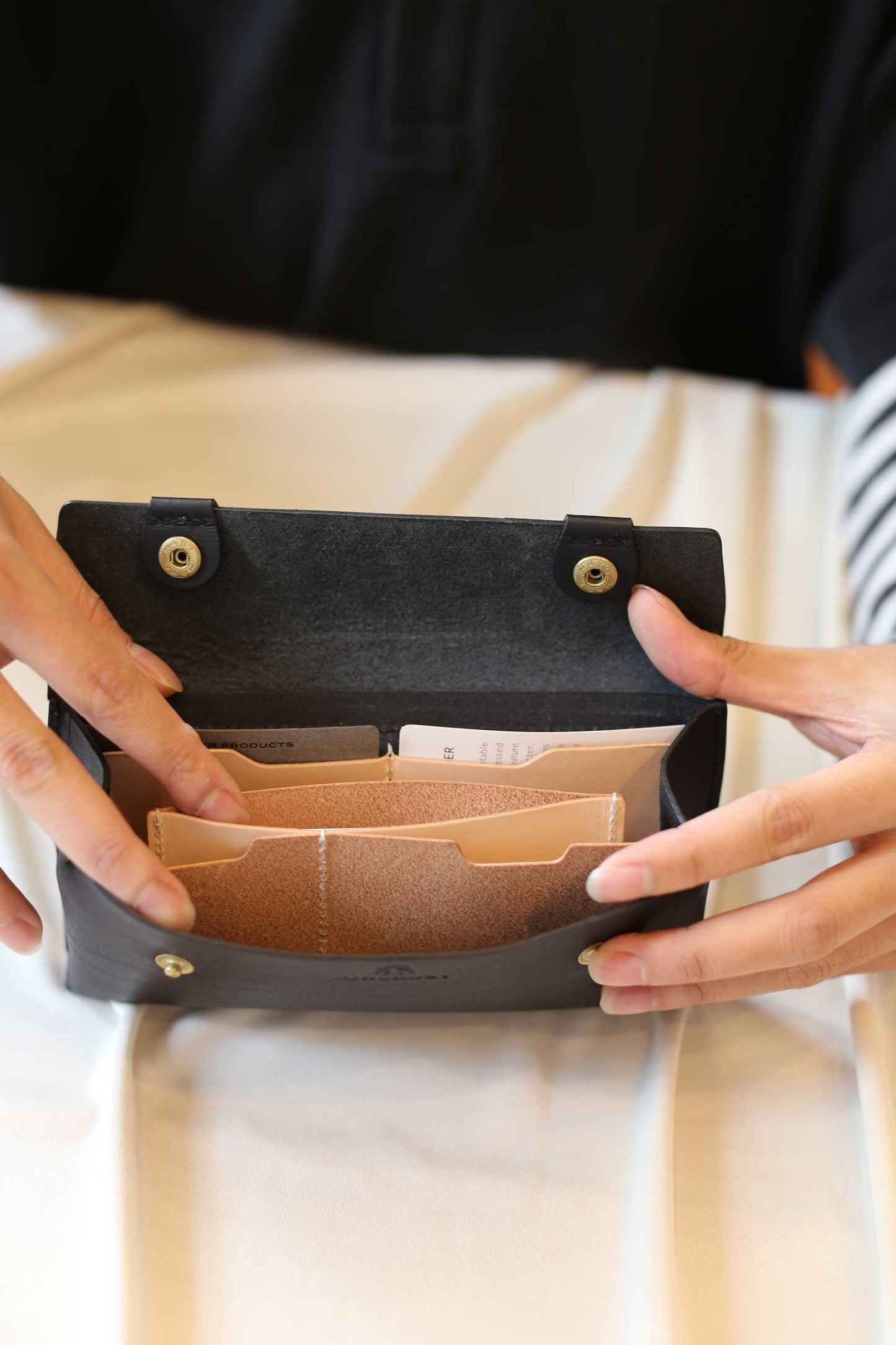 Urukust Leather Long Wallet