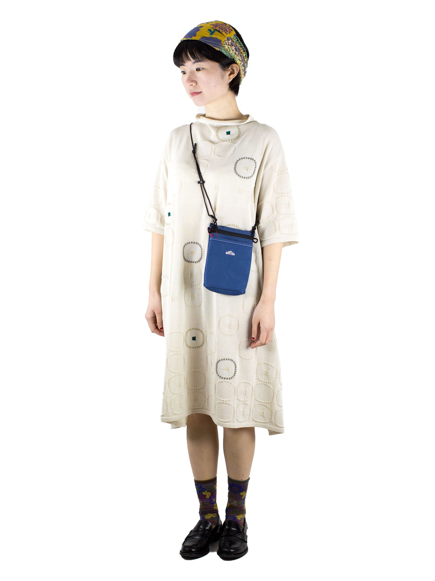 Danton Canvas Shoulder Pouch - Indigo