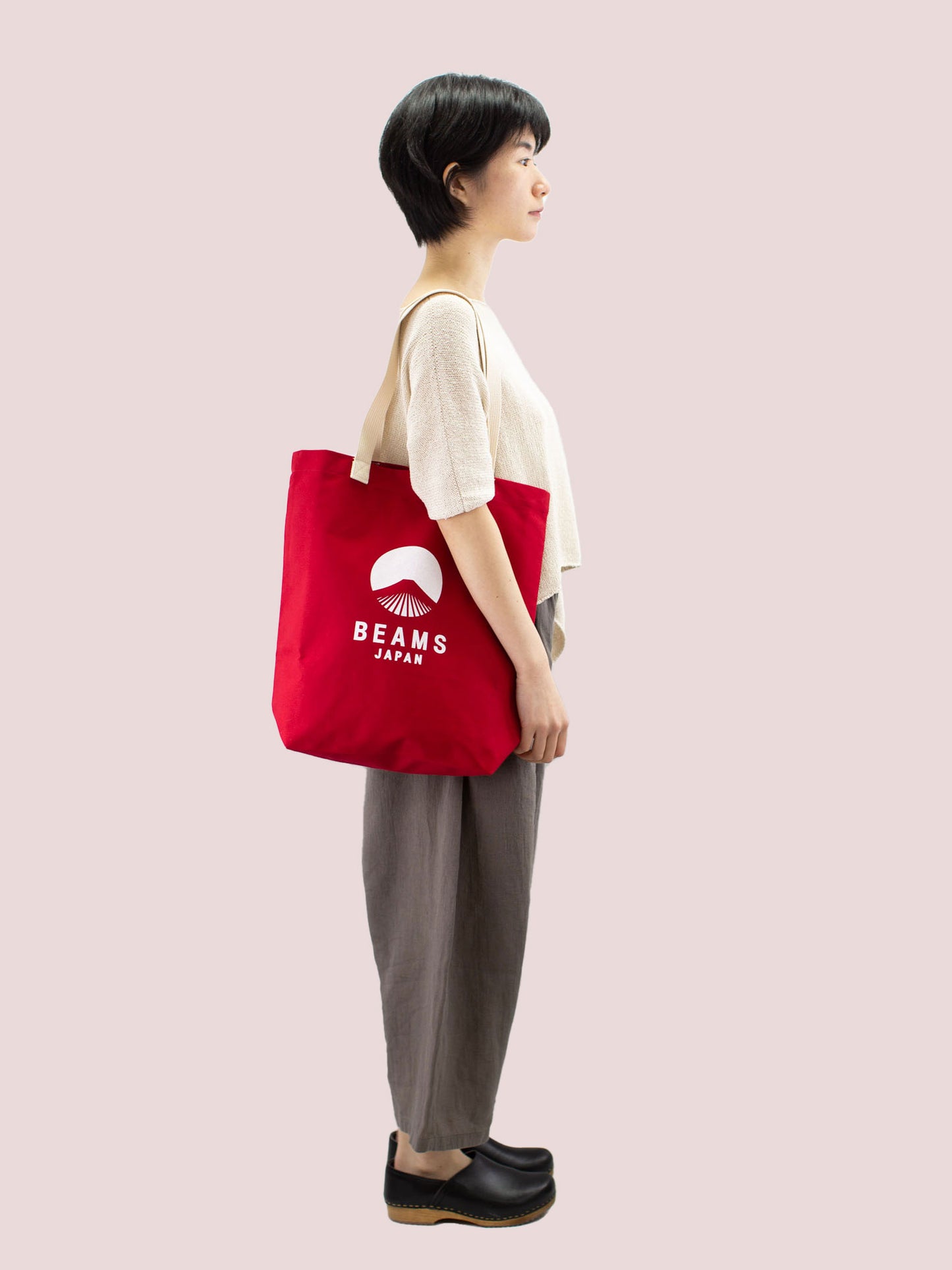EVERGREEN WORKS X BEAMS Japan Tote Bag (Red)