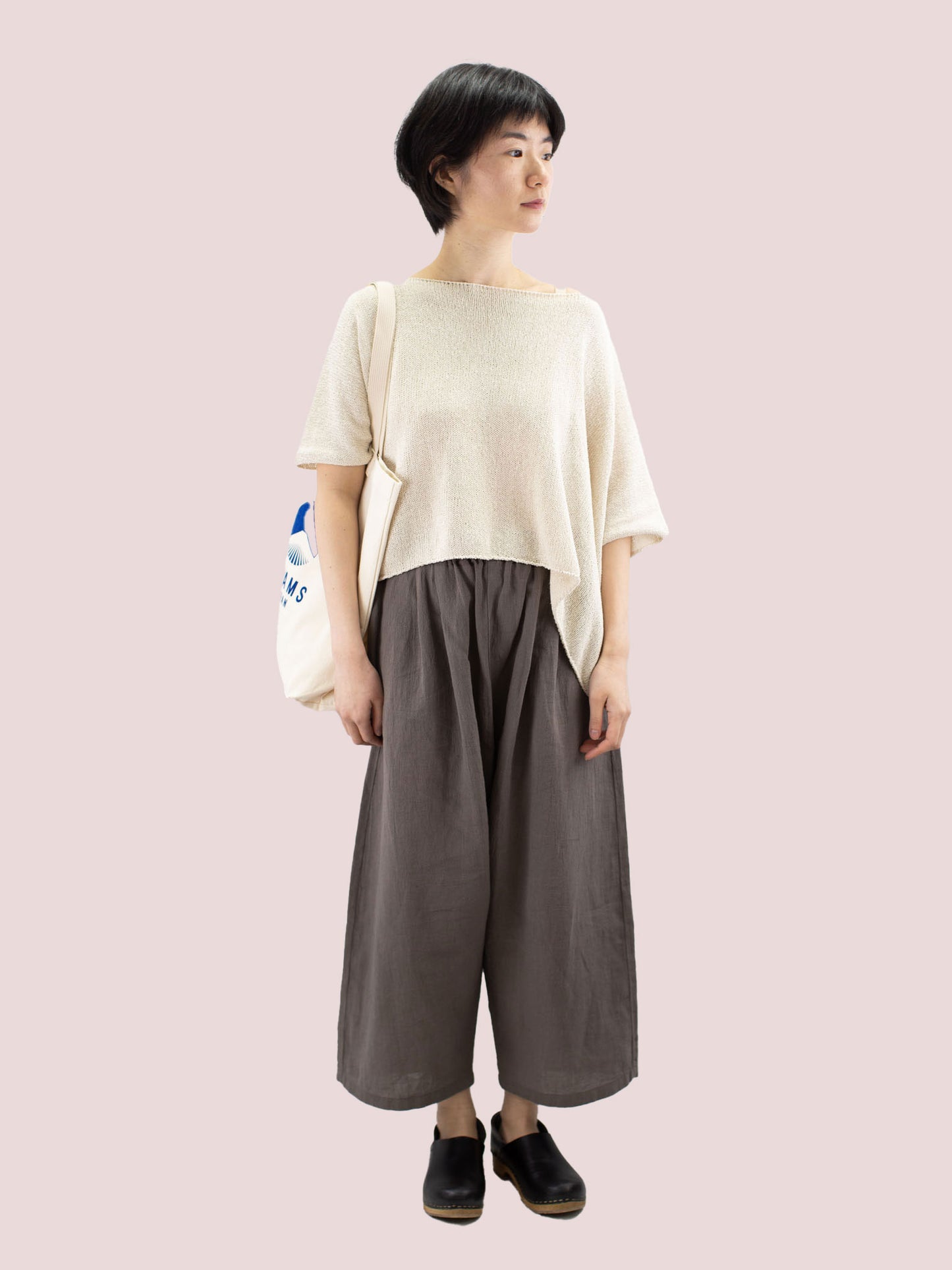 EVERGREEN WORKS X BEAMS Japan Tote Bag (White X Indigo)