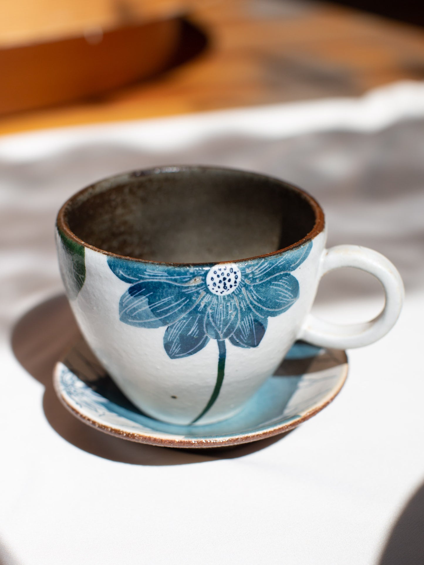 Blue Lotus Mug by Momoko Otani