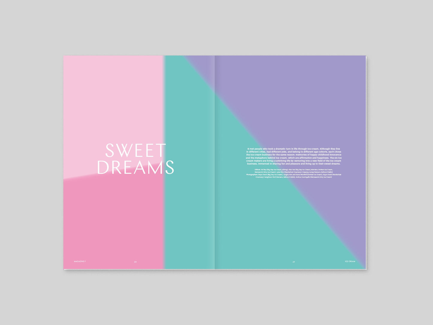 Magazine F - Ice-cream