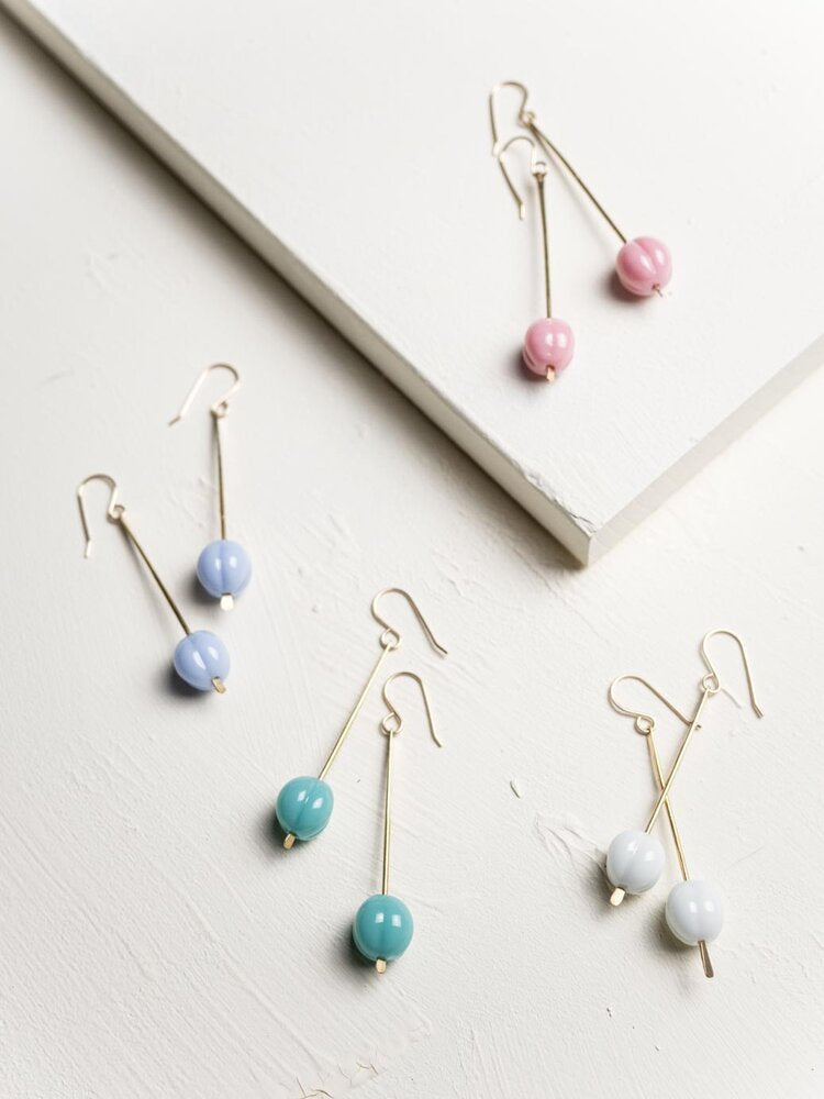 Minori Takagi Pastel Glass Earrings