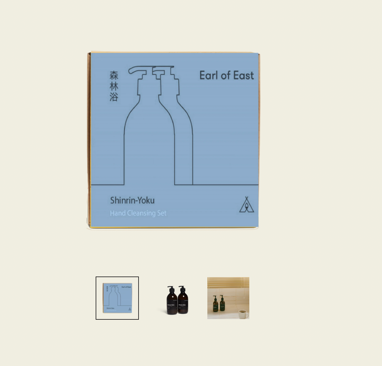 Earl of East Shinrin-Yoku Hand Cleansing Set (Shinrin-Yoku Hand Wash + Hand Balm)