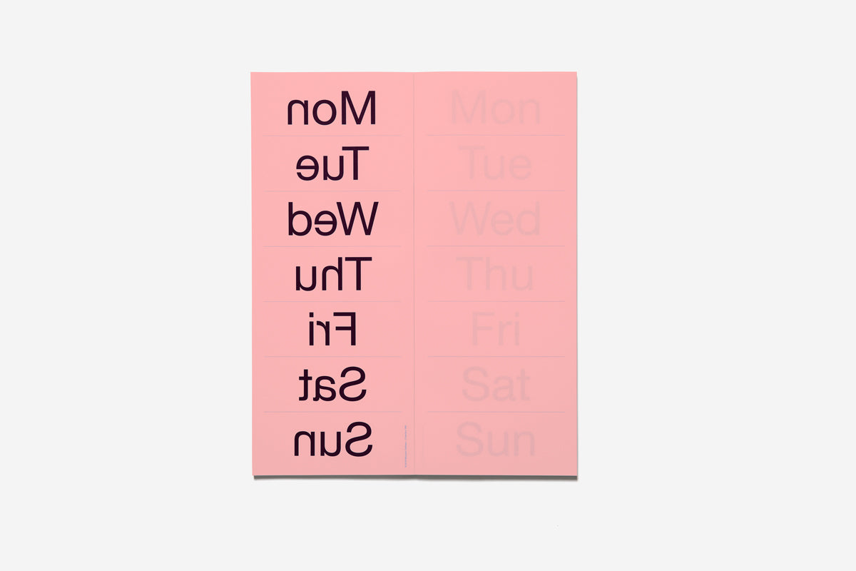 Marjolein Delhaas Weekly Notepad (New colour: Candyfloss)