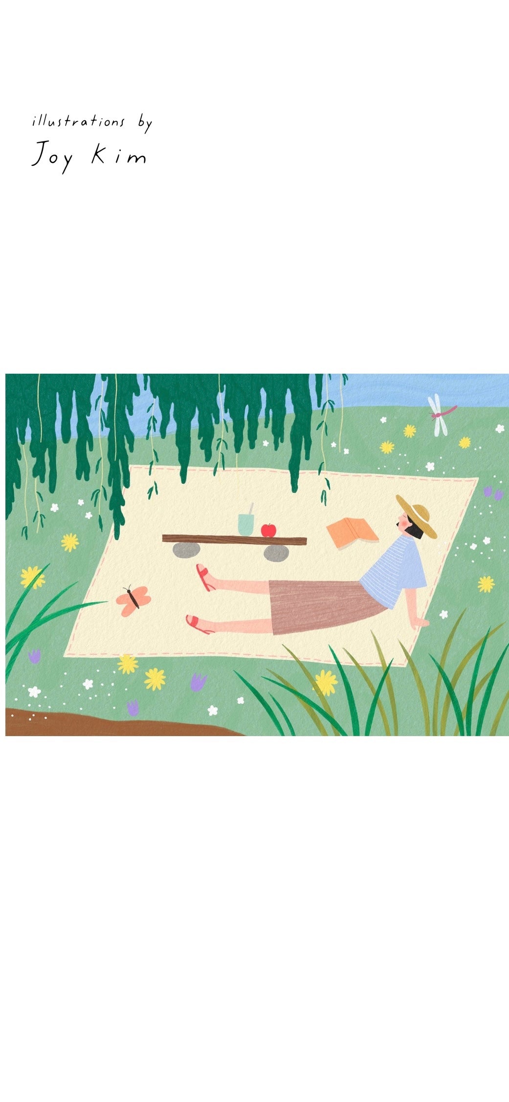 Art Print by Joy Kim--Feel the Warm Summer Air