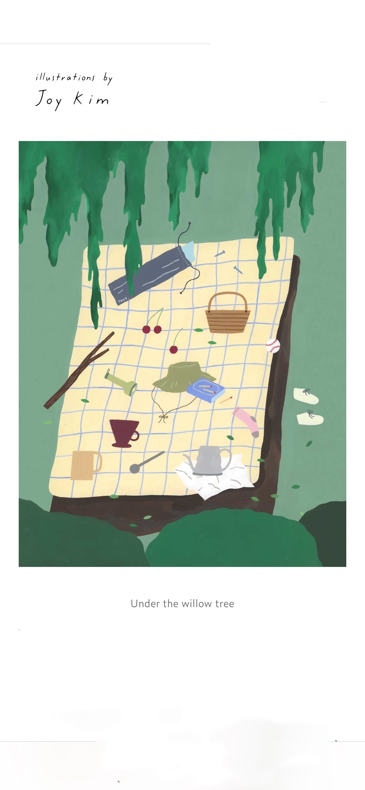 Art Print by Joy Kim--Under the Willow Tree