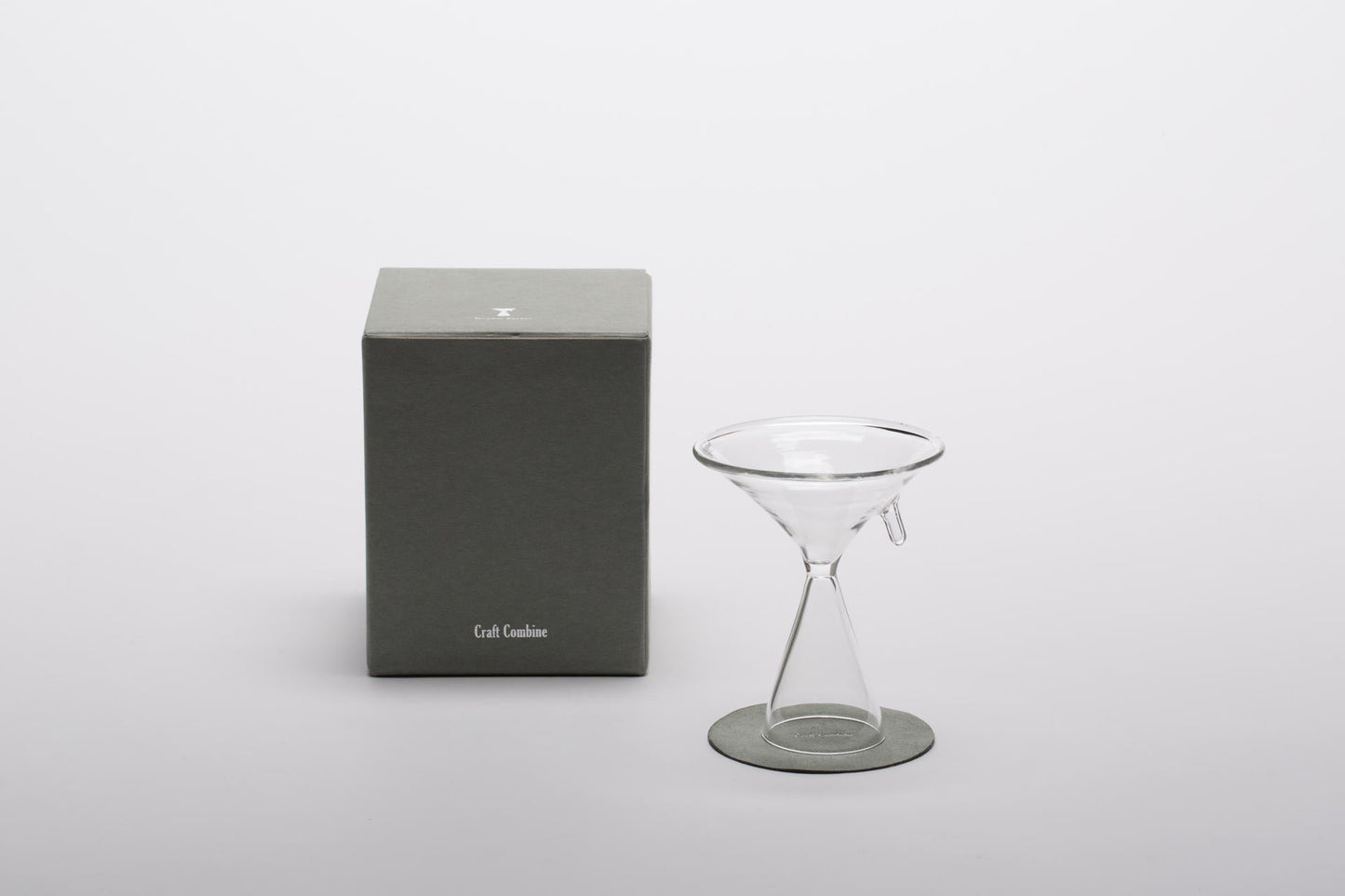 Clear B Glass Incense Holder/Burner - Size M