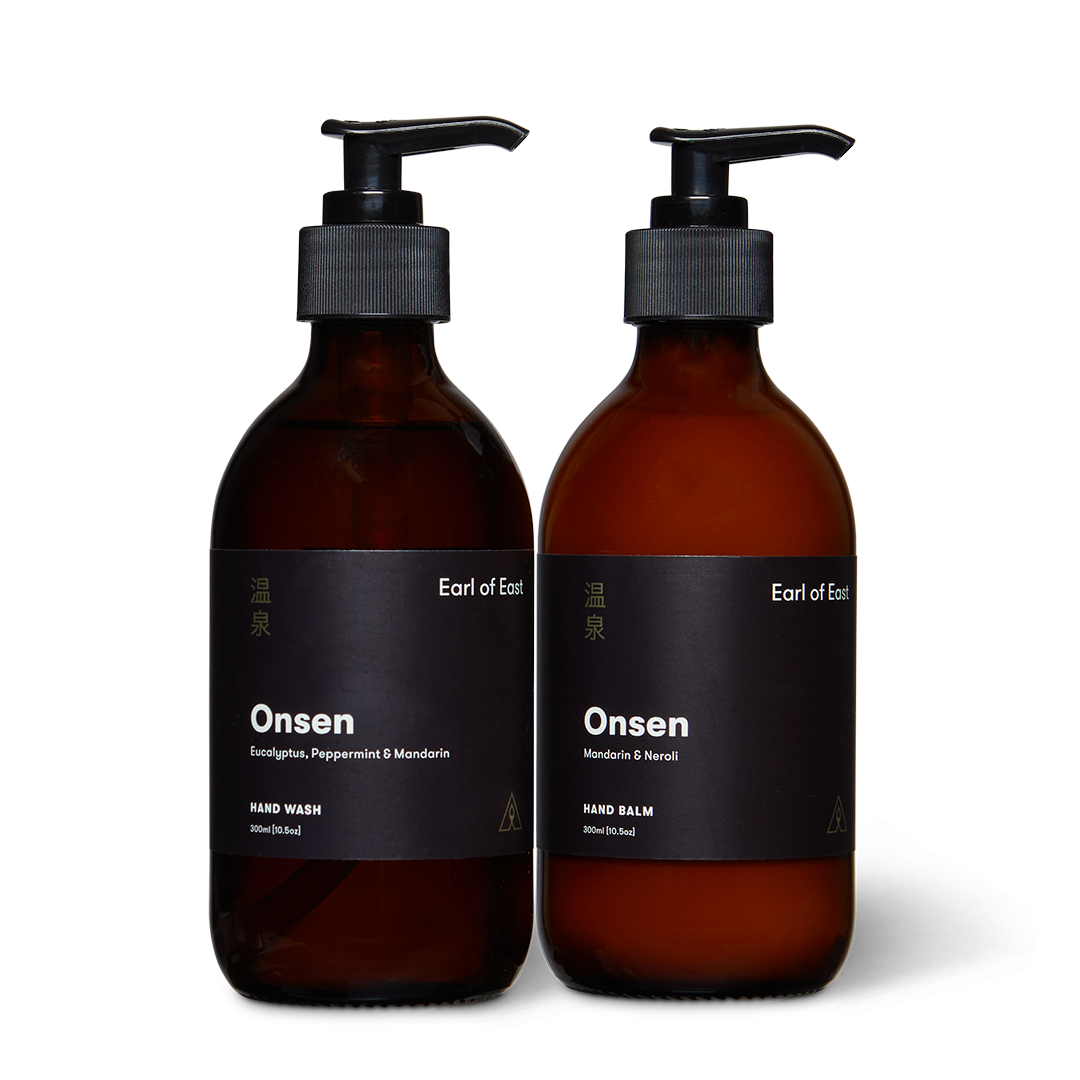 Earl of East Onsen Hand Cleansing Set (Onsen Hand Wash + Hand Balm)