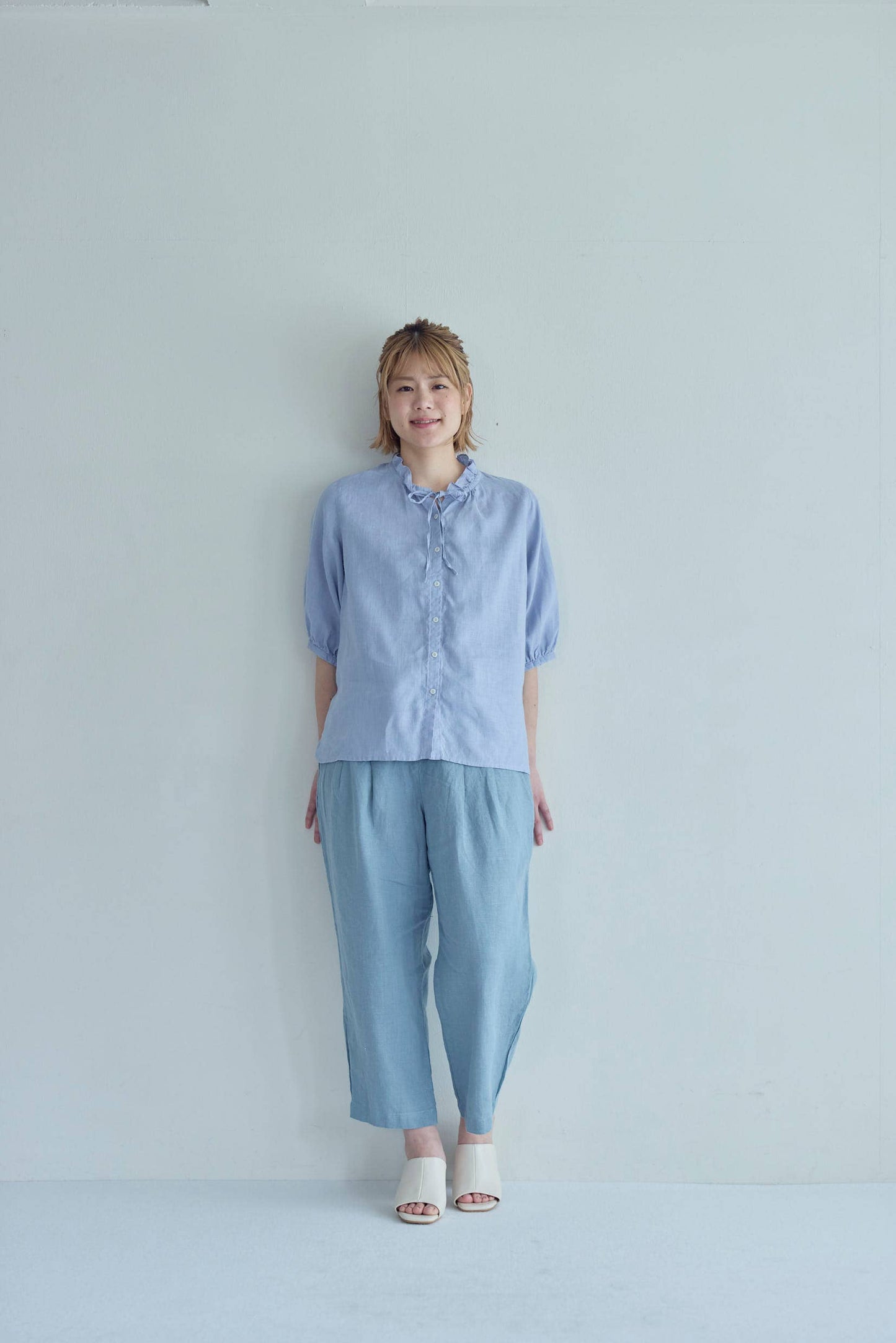 Fog Linen Work Jannet Pants Clair