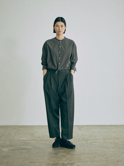 Nicholson & Nicholson Leno Stretched Wool Pants - Charcoal