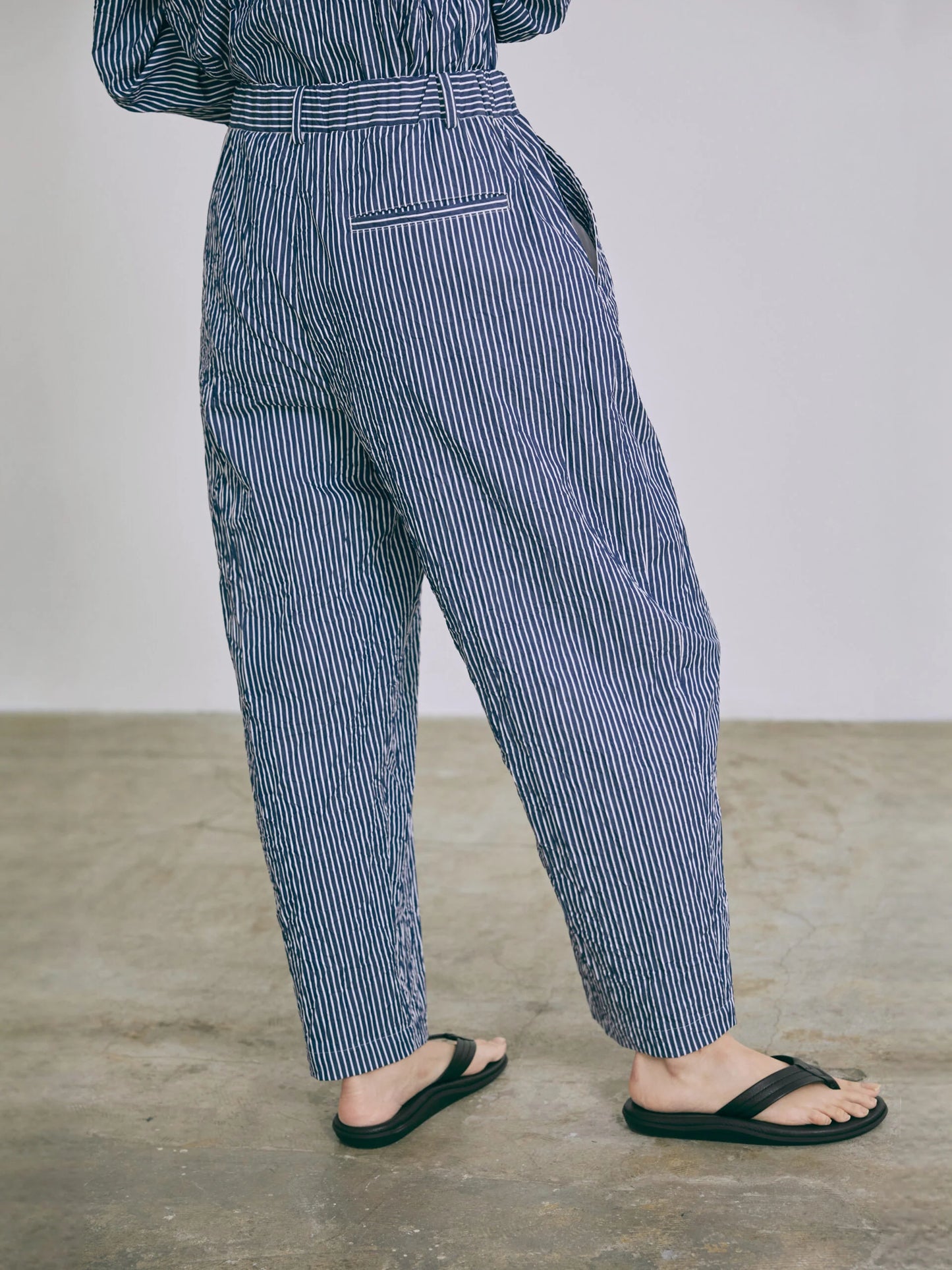 [Arriving Soon] Nicholson & Nicholson Rito-CC Pants - Navy Stripe