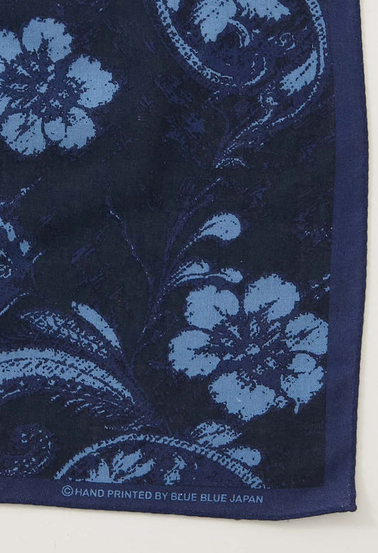 Blue Blue Japan Blue Flower Bandana
