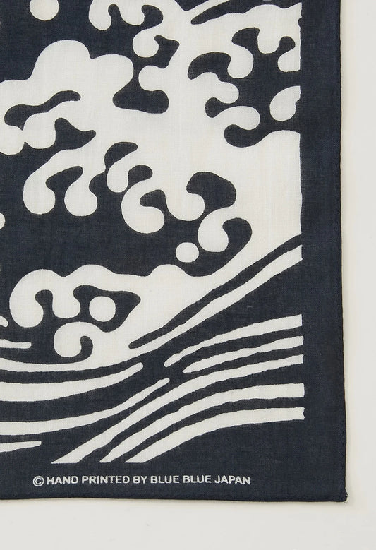 Blue Blue Japan Wave and Japanese Fan Bandana