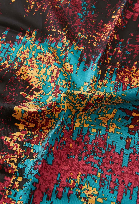 Blue Blue Japan Tsujigahana Silk Scarf