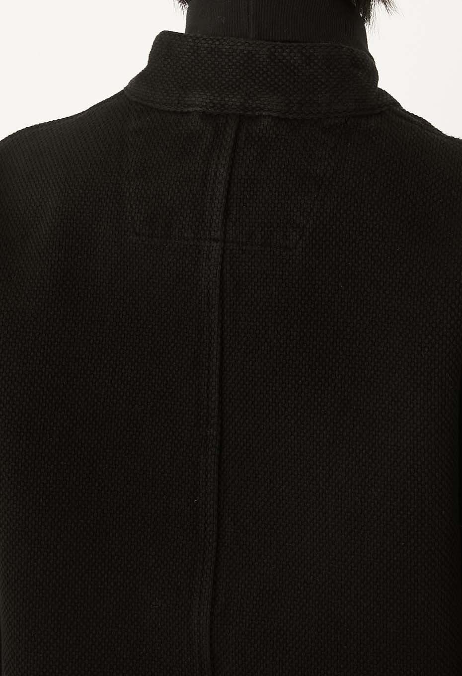 Blue Blue Japan Women's Nijuori Sashiko Haori Jacket - Black
