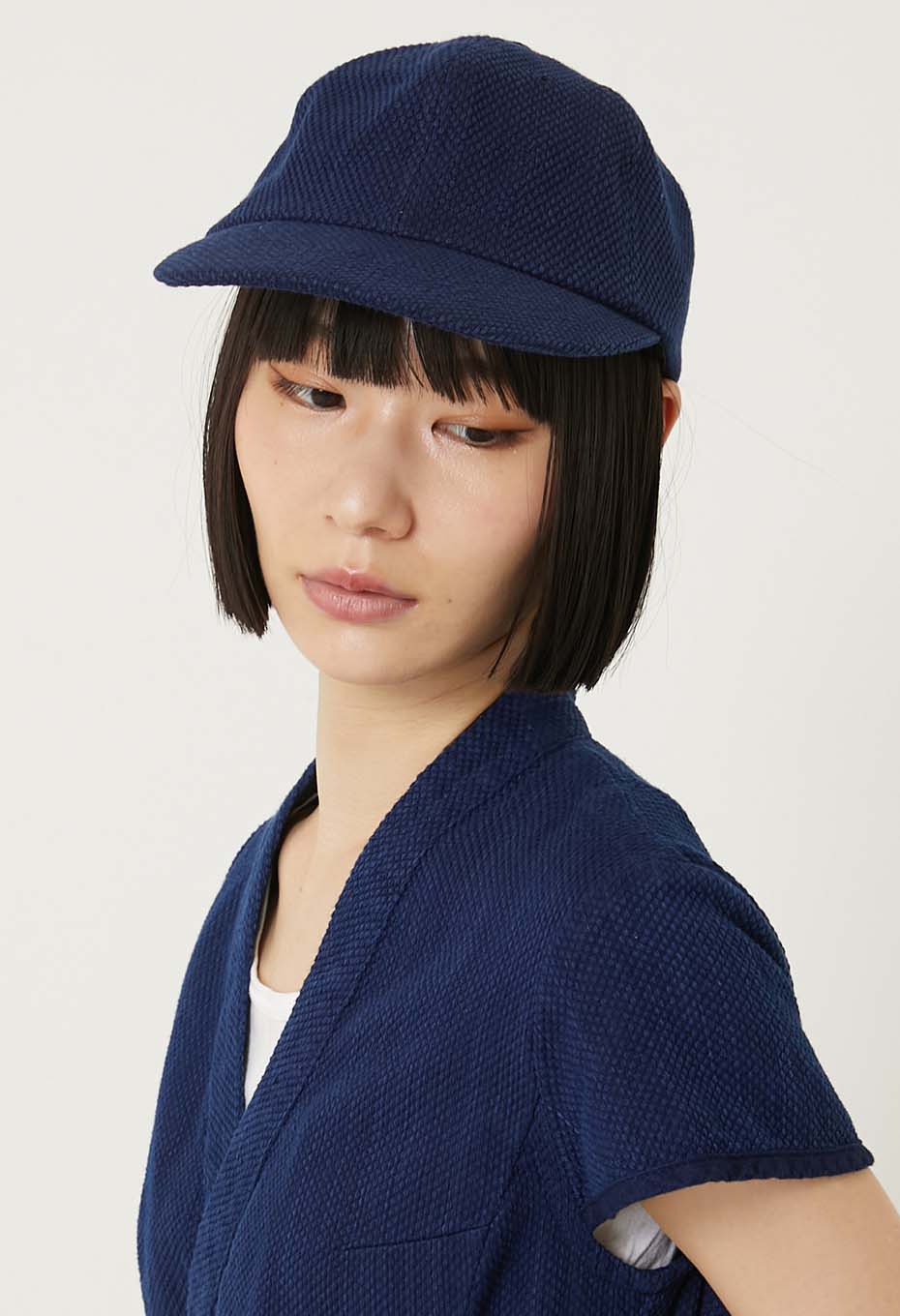 Blue Blue Japan Unisex Light Sashiko Baseball Cap