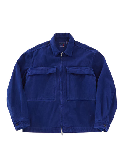 Blue Blue Japan Mens' Woven Sashiko Hand-dyed Zip-up Jacket