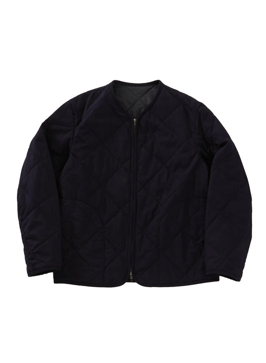 Blue Blue Japan "Tsujigahana" Jacquard Quilted Short Jacket (Unisex)