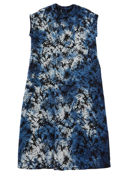 Blue Blue Japan Indigo Glass Jacquard Hand-dyed Dress