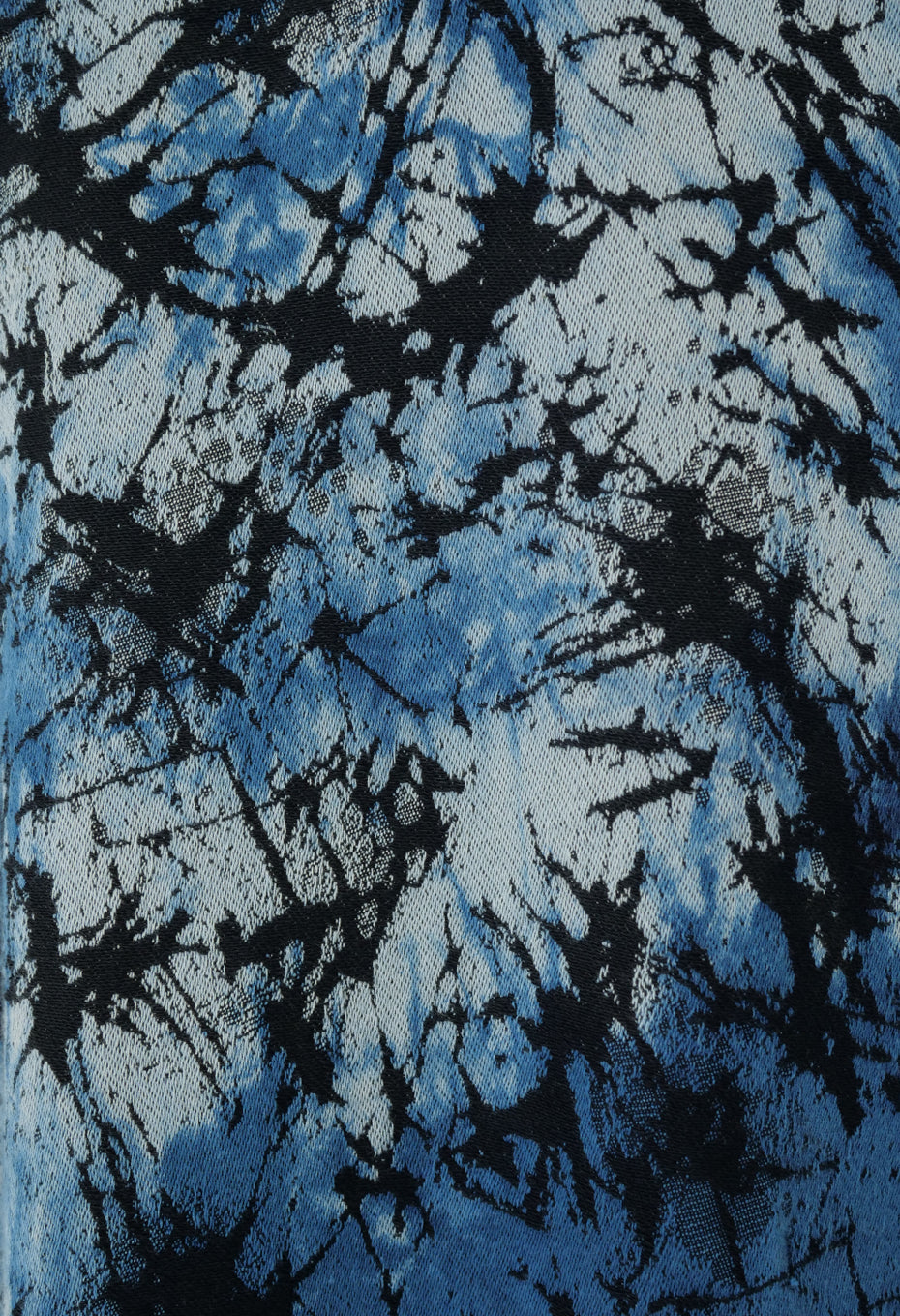 Blue Blue Japan Indigo Glass Jacquard Hand-dyed Dress