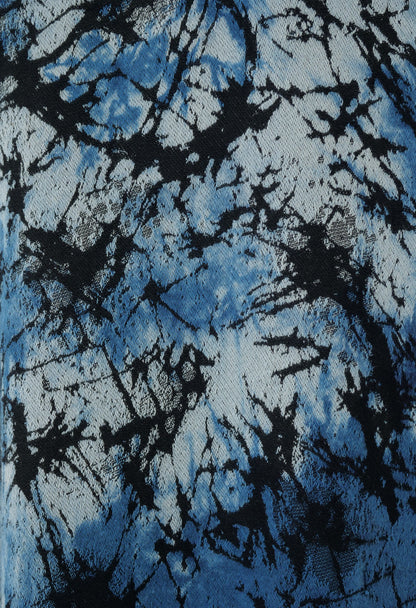 Blue Blue Japan Indigo Glass Jacquard Hand-dyed Dress