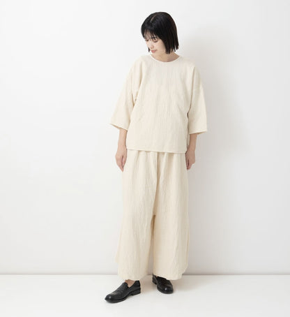 Veritecoeur Reversible Cotton Linen Pullover - Ivory (VC-2640)