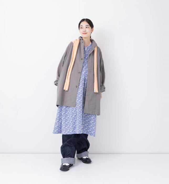 [Arriving Soon] Veritecoeur Garment Dye Short Coat - Gray