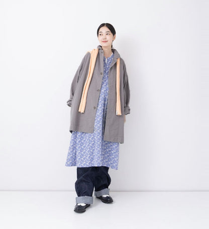 [Arriving Soon] Veritecoeur Garment Dye Short Coat - Gray