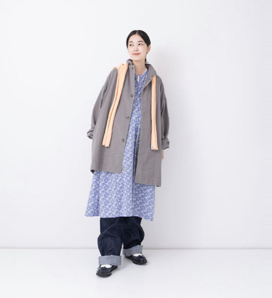 [Arriving Soon] Veritecoeur Garment Dye Short Coat - Gray