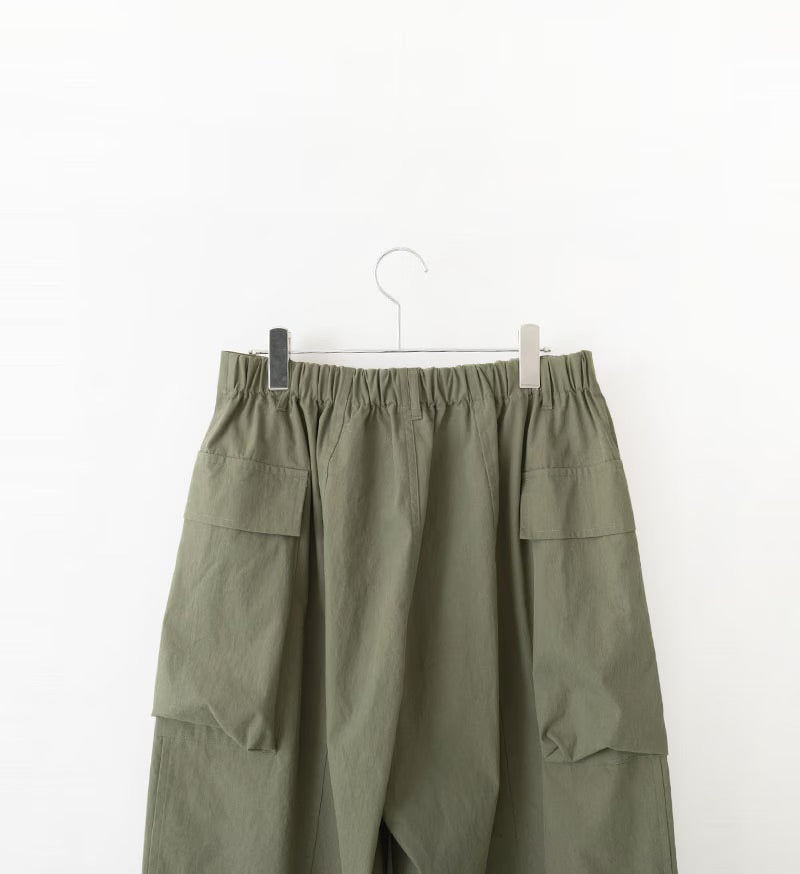 Veritecoeur Peach Skin Cargo Pants - Khaki