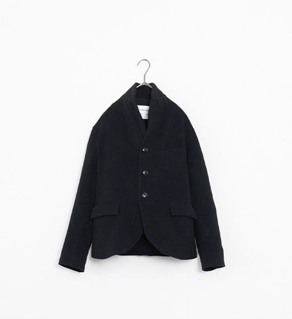 Veritecoeur Suede Wool Jacket - Black