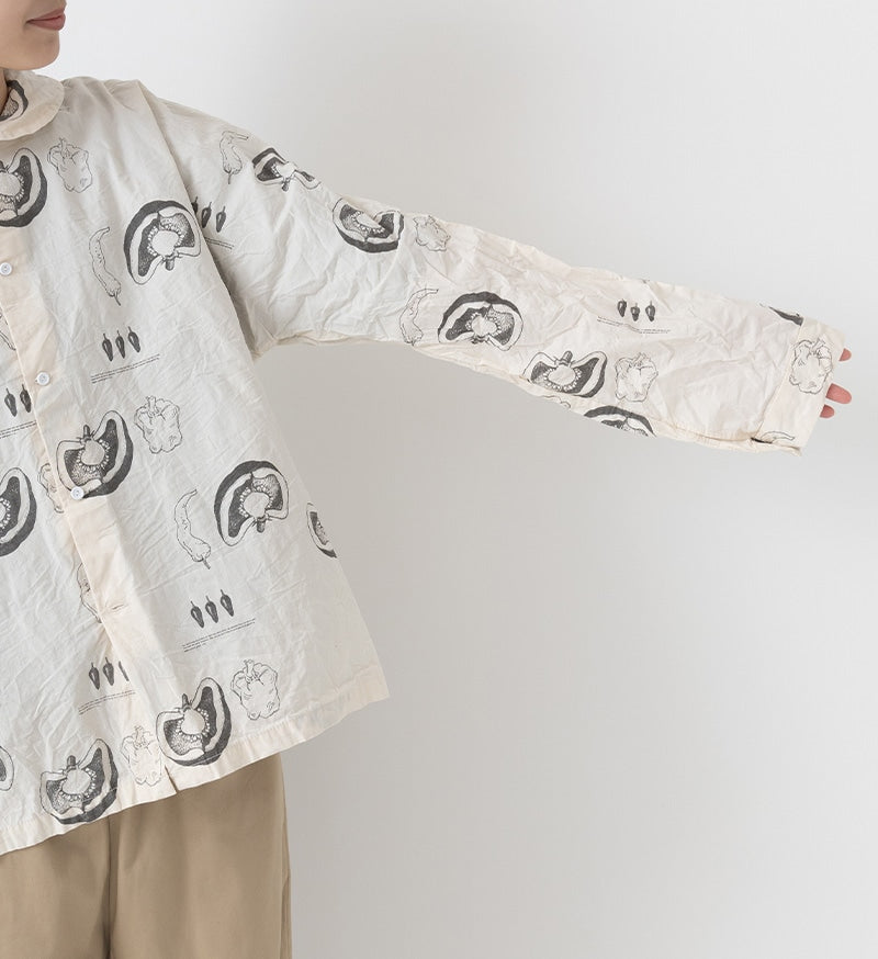 Veritecoeur Veggie Print Shirt (VC-2635B)