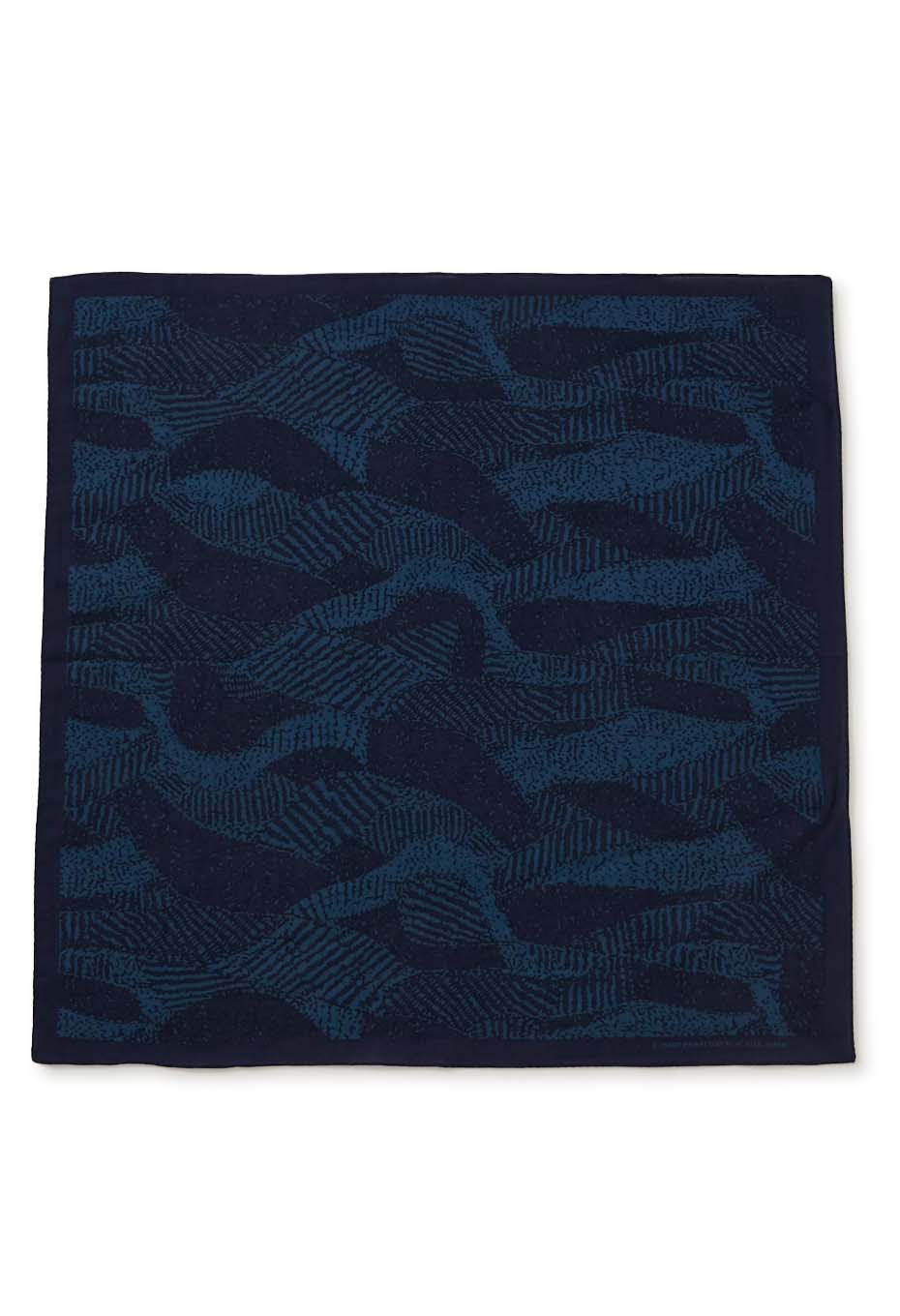 Blue Blue Japan "Wind Flow" Bandana - Dark Navy