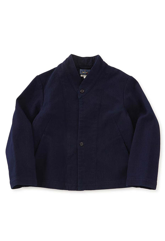 Blue Blue Japan Woman's Sashiko Double Cloth Haori Jacket