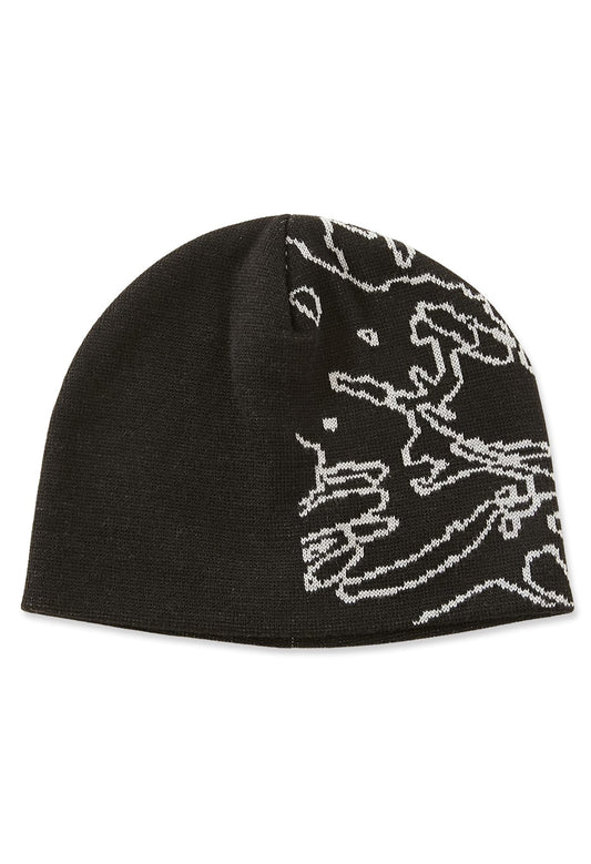 Blue Blue Japan Jacquard Beanie - Black