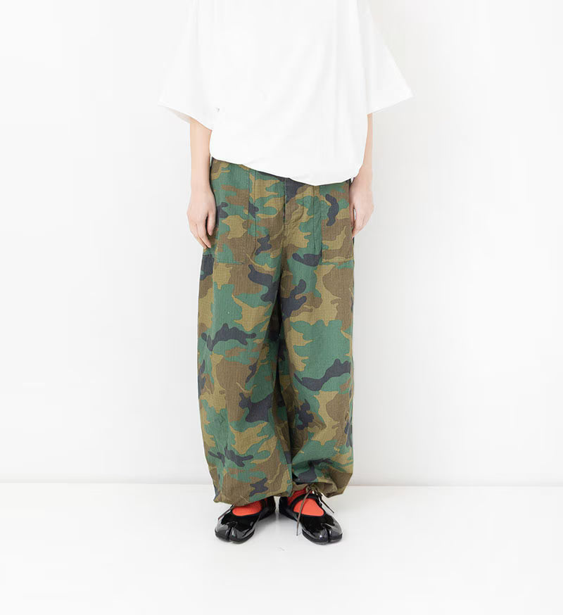 Veritecoeur Wide Baker Pants Camo - LTD188