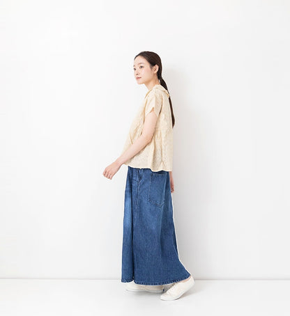 Veritecoeur Denim Skirt - Bleached