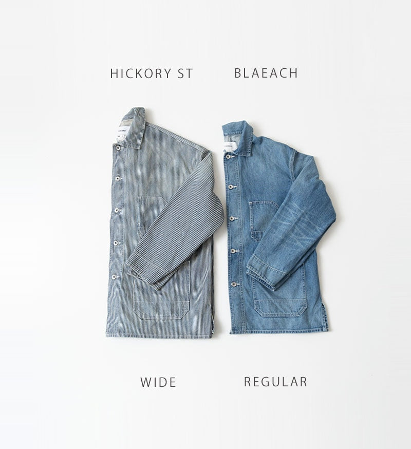 Veritecoeur Limited Version-Denim Worker Style Jacket-Bleach