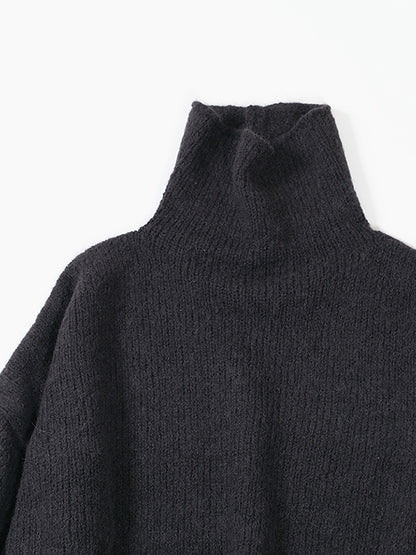 evam eva Alpaca Lily Turtleneck - Sumi (E243K156)