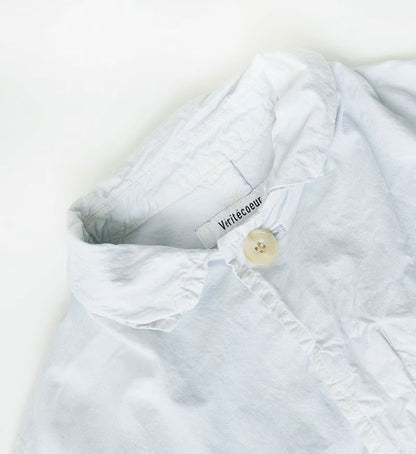Veritecoeur Garment Dyed Coat - Light Blue