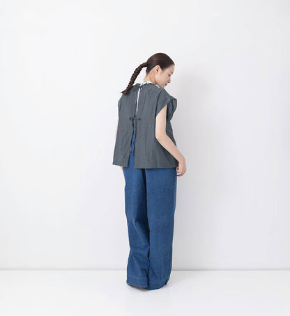 Veritecoeur Back Ribbon Blouse Vc-2729