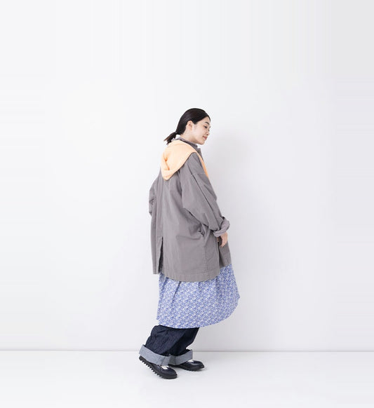 [Arriving Soon] Veritecoeur Garment Dye Short Coat - Gray