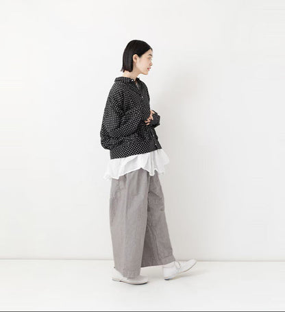 Veritecoeur Garment-dye Pants - Gray