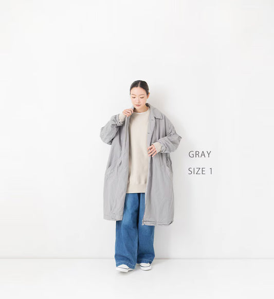 Veritecoeur ST-201 Cotton Silk Coat - Gray